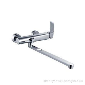 Long Spout Kitchen Sink Mixer Taps with One Handle and Bras